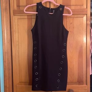 Black mini dress